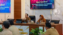 Foto Kepala Dinas Bappeda Sumenep Saat mengisi Acara