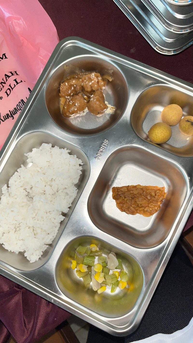 Foto: sajian menu MBG