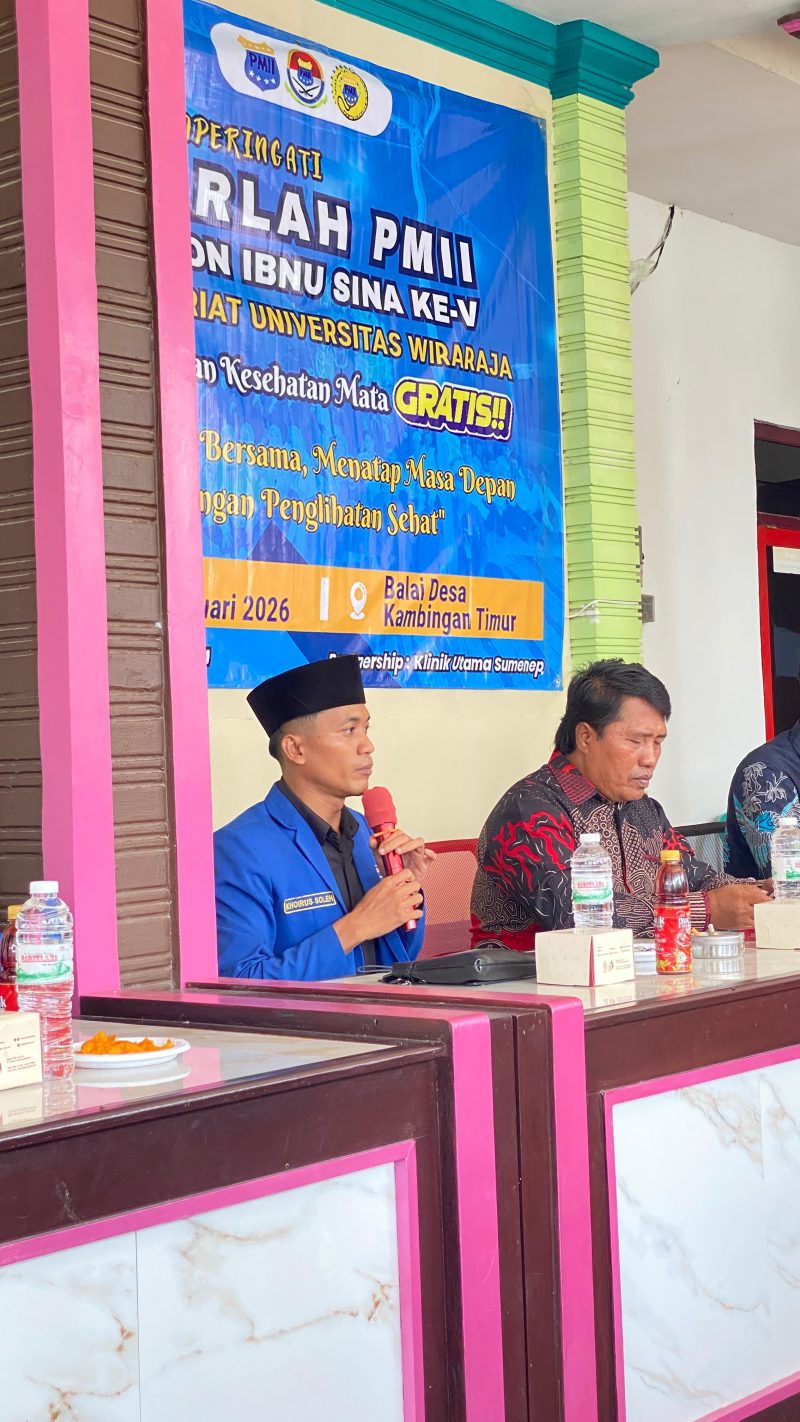 Foto: Ketua Cabang PMII Sumenep Khoirus Soleh 