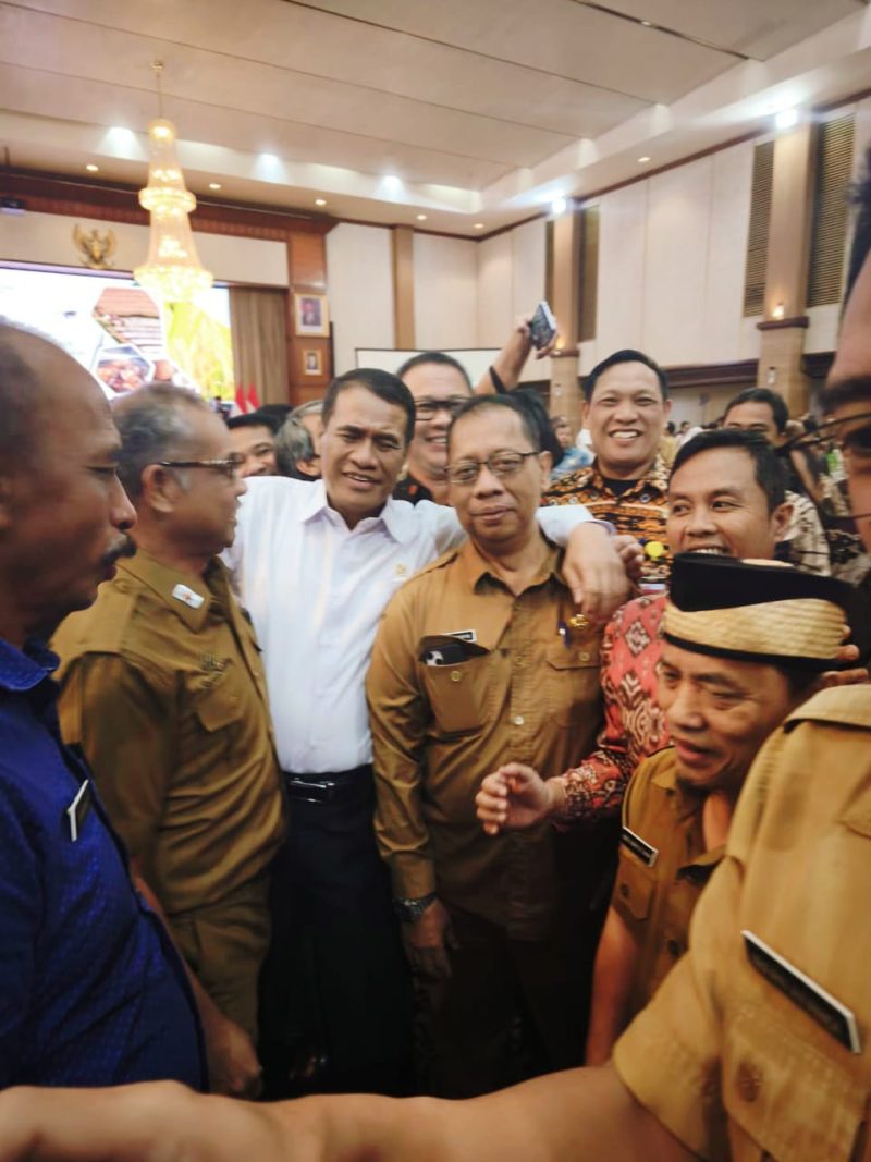 Foto : Menteri Pertanian RI Bersama Kepala DKPP Sumenep Chainur Rasyid